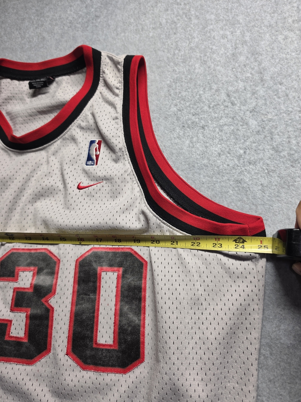 Vintage Rasheed Wallace #30 Portland Trail Blazers Jersey Grey Nike Size XL 77 - Picture 7 of 8